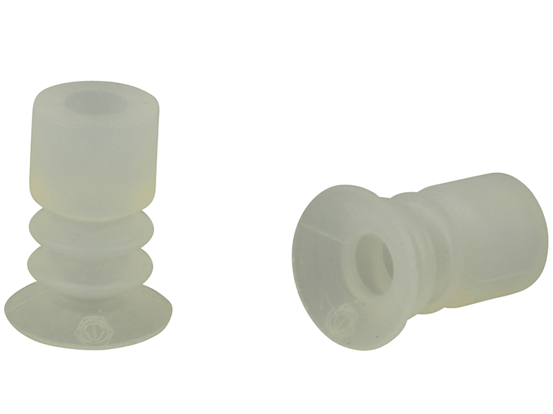 VacMotion product: 011150S - 11mm multiple bellows Silicone suction cup