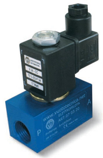 VacMotion USA product: 070320 - 2-way Vacuum Solenoid Pilot Valve, 2/2 ...