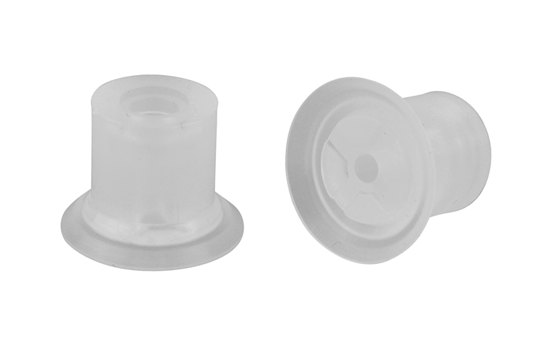 VacMotion USA product: 10F.020.002.02 - 20mm flat FDA Silicone suction cup