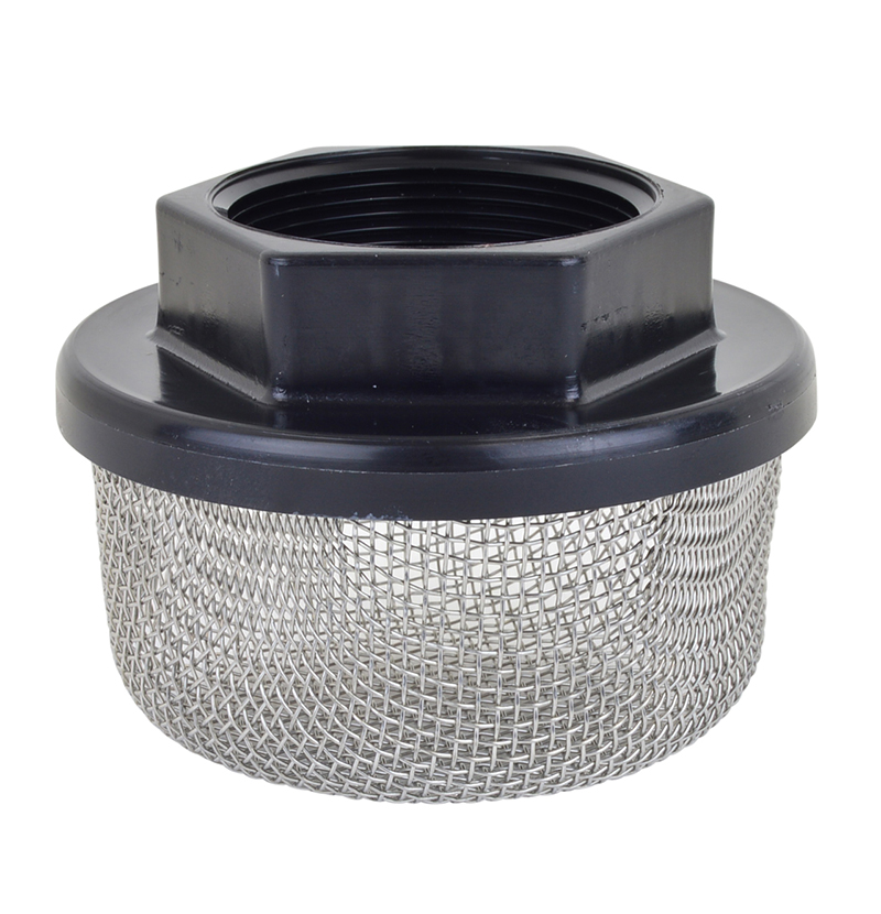 VacMotion USA product: 20522 - 2 FNPT Nylon suction line strainer, 10 mesh