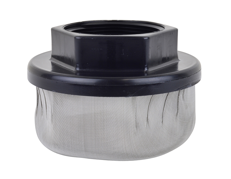 VacMotion USA product: 20525 - 2 FNPT Nylon suction line strainer, 60 mesh