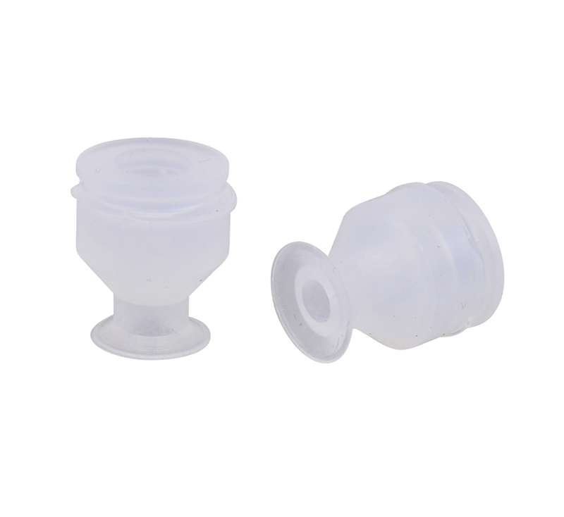 VacMotion USA product: SF8C-SI - 8mm flat FDA Silicone suction cup