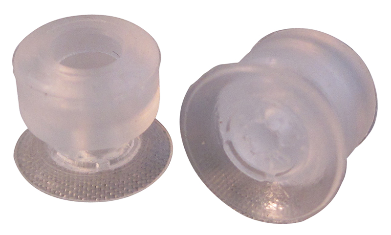  1Pair 10cm/39inch Transparent Soft Silicone